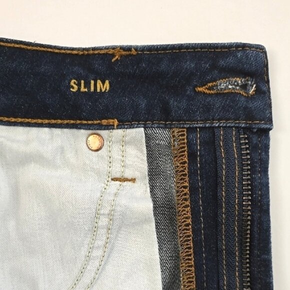 American Eagle Flex Men's Dark Denim Blue Slim Flex Jeans Stretch Size 30 - Picture 4 of 16